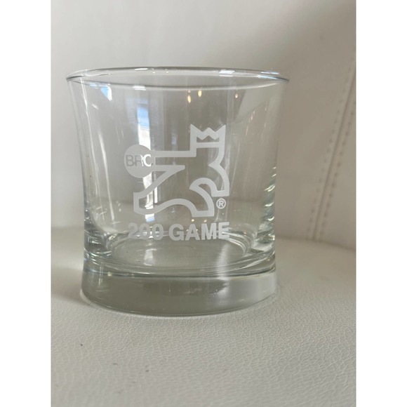 Set of 2 BRC 200 Game Bowling Lowball Glasses - Picture 3 of 6